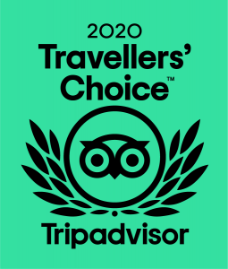 Tripadvisor Travellers' Choice 2020 award badge